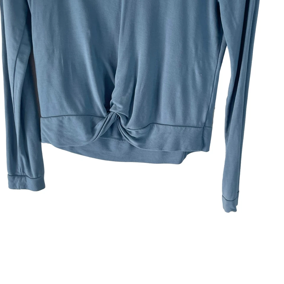 Zella Youth Girl's Size Large Light Blue Twisted Front Sweater - Image 3 of 4