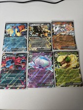 White Flare Complete Double Rare Ex Set x6 Bundle Pokemon TCG - All NM