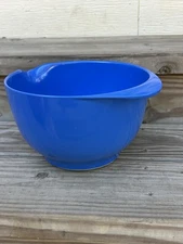 Vintage Rosti Mepal-Service Melamine 3 L Blue Mixing Bowl Made In Denmark