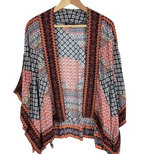 Tolani Open Front Kimono Top Women One Size