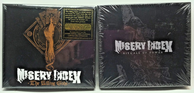 Misery Index CD LOT : The Killing Gods & Rituals of Power ~ Death Metal ~ NEW!!