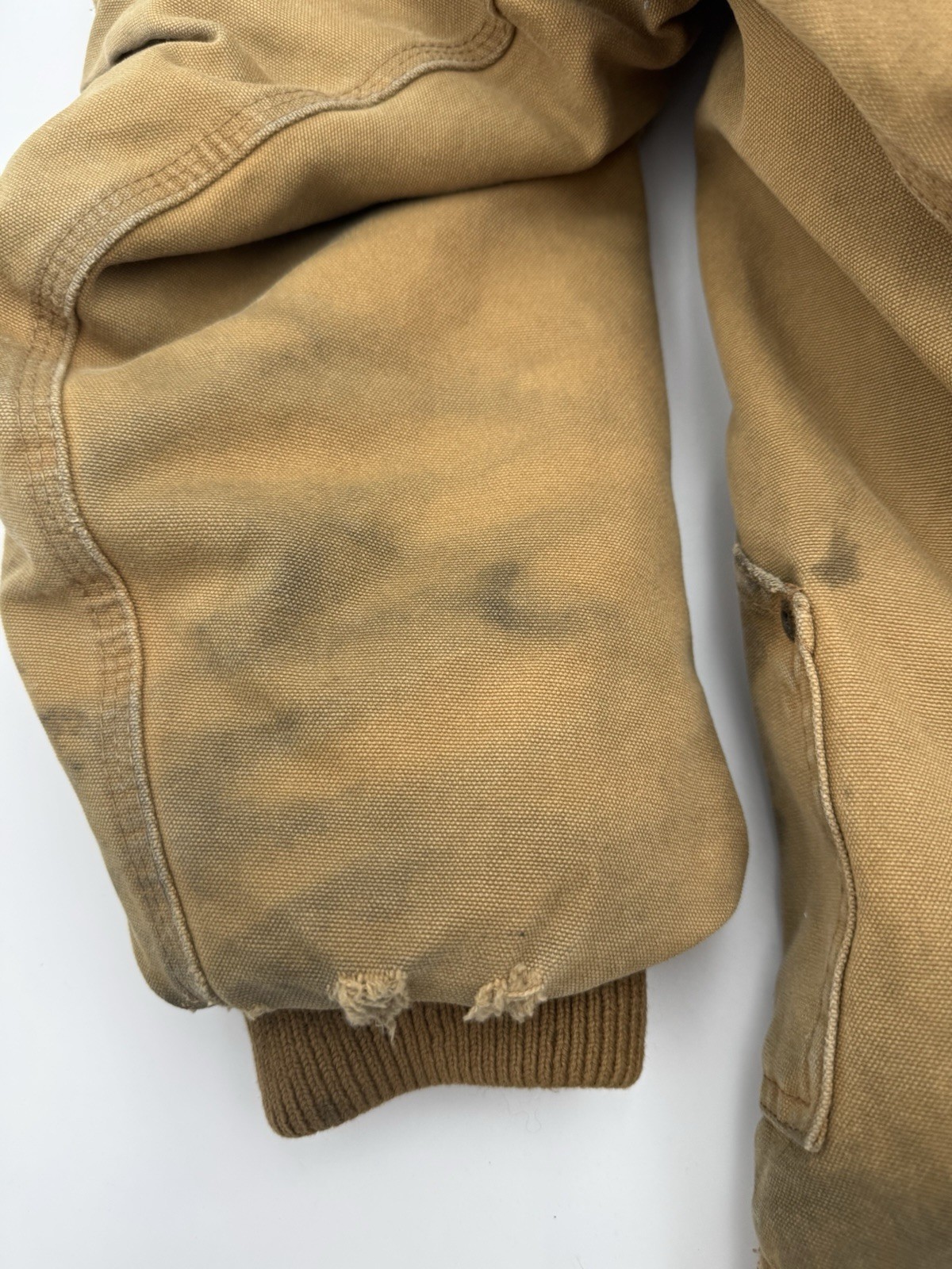 Vintage Old Mill Chore Jacket Mens 2XL Brown Hooded Duck Canvas Barn Coat