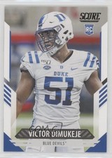 2021 Score Rookies Victor Dimukeje #397 0l1