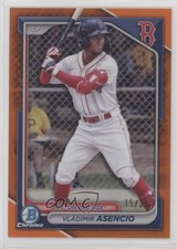 2024 Bowman Draft Chrome Orange Refractor 15/25 Vladimir Asencio #BDC-149 v9t