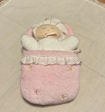 Vintage Eden Pink Terry Cloth Baby Doll And Sleeping Bag No Music