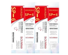 2 Pack Yayashi SP-6 Probiotic Whitening Toothpaste Oral Health NEW 120g 09/2027