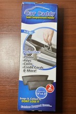 Car Caddy Seat Compartment Holder 2-Pack Gap Filler Organizer New