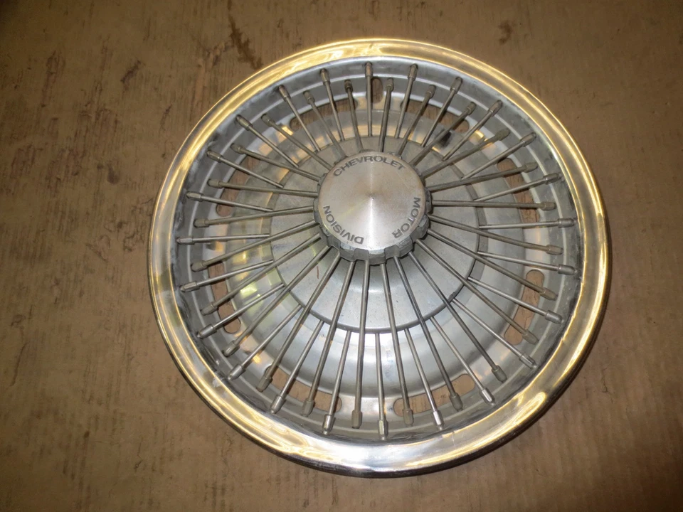 71-76 Chevrolet Camaro Chevelle Nova колпак колеса обод крышка 14» провода спицы 3046 - Изображение 4 из 4