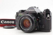  N MINT Canon AE-1 Program black Film Camera  NEW FD 50mm f1.8 Lens From JAPAN