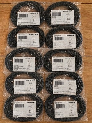 10 Stück Lutronic 4 polig PVC Kabel 10m Schwarz M8 offenes Ende 10 m 0800 04 002