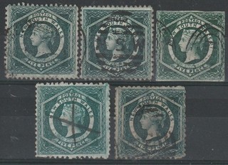 385) NUEVO SUR DE GALES / AUSTRALIA / NSW 5x CINCO PENIQUES USADO PERFECTO