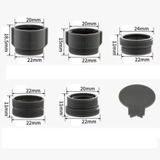 Faucet Adapter ABS Thread Connector Water Tap Joints Water Purifier Bubbler Nozz