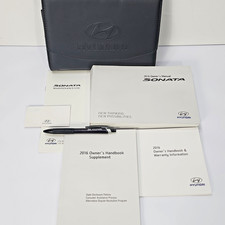 2016 Hyundai Sonata Owners Manual Complete Set with Case OEM Handbook