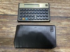 Vintage Hewlett Packard HP 12C Financial Calculator Gold With Case - Tested 1992