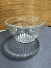 Pyrex 3 Cup Sculpted Ribbed Bowl Clear Ribbed Glass 7401-S Mixing