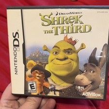 Nintendo DS - Original Shrek the Third Cartridge Case, Cover Art, Manual
