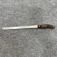 Cutco 24 Slicing Knife USA Wood Handle 14" Blade Process Pat 2147079 BBQ