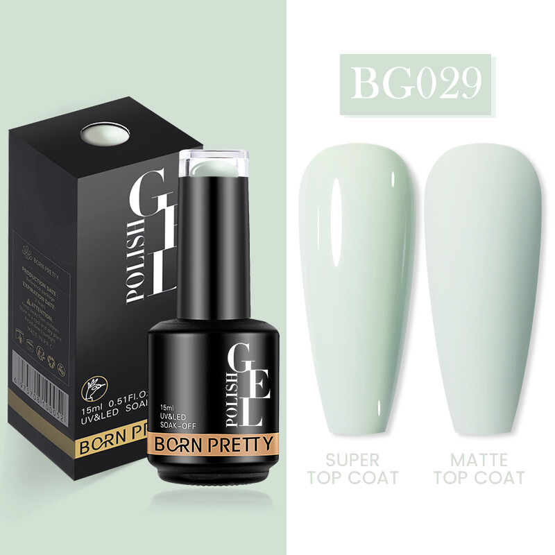 BORN PRETTY 15ml Nail Gel Polish Nude Pink Jelly Gel Glitter Soak Off Gel Nail - Zdjęcie 53 z 152
