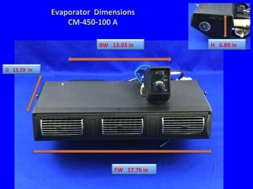 Universel Underdash Air État Kit 2 " Évaporateurs 450A 24V Humvees Idéal - Picture 4 of 11