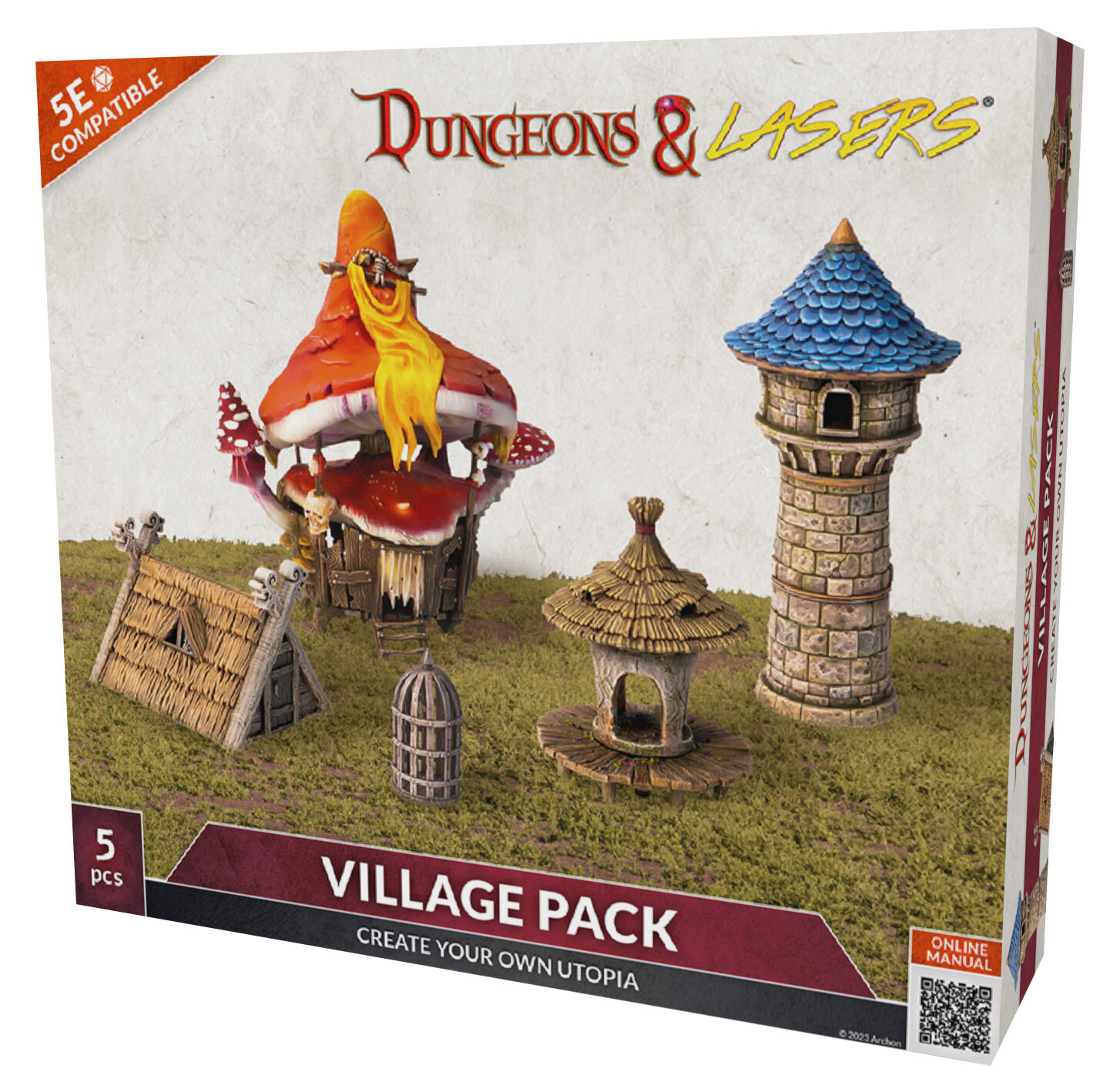 Подземелья и лазеры: Village Pack совместим с 5E