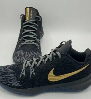 nike zoom evidence ii black gold
