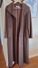 Cinzia Rocca Alpaca Wool With Cupro Lining Coat Women, Size 40 It, Size 4 Us