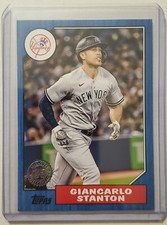 Giancarlo Stanton 2022 Topps Series 2 1987 Anniversary Blue Parallel NY #87TB-43