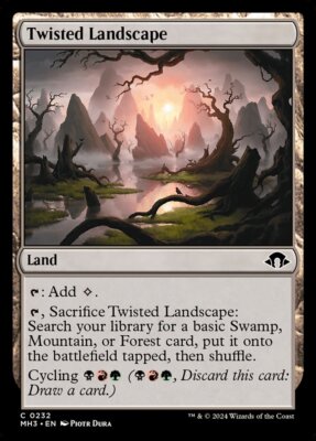 MTG Twisted Landscape ** Modern Horizons 3 ** English (NM)