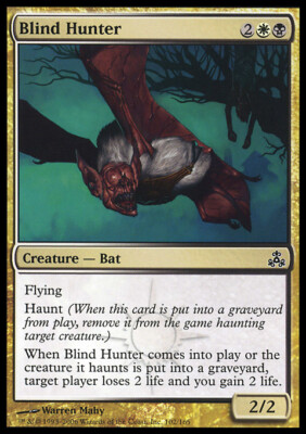 Magic the Gathering MTG Blind Hunter (102) Guildpact   LP