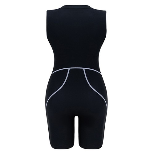 Maglia donna nuoto tutina monopezzo body hawaiano tuta shorty - Foto 11 di 28