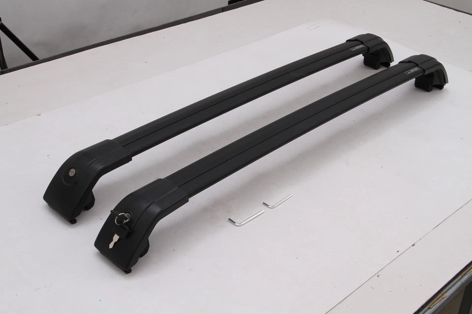 Aluminum Cross Bars For Hyundai Santa Fe Sport 2013-2018 Lockable Roof Racks - Image 3 of 4