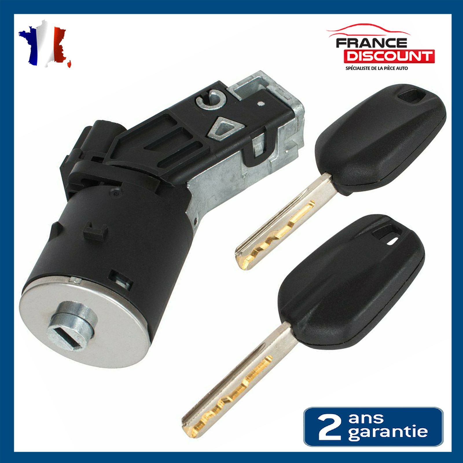Antivol de Direction Neiman Citroën Spacetourer Haute Sécurité avec 2 Clés de Précision 9663123380