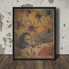 Arachnophobia SPIDER Wall Art, Tarantula Insect Decor, Spider Enclosure Poster