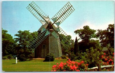 Postcard - Oldest Windmill on the Cape at Eastham, Massachusetts