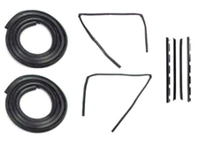 New 8-Pc Front Door Seal & Beltline Kit / For 1988-1998 GMC C/K Pickup Truck