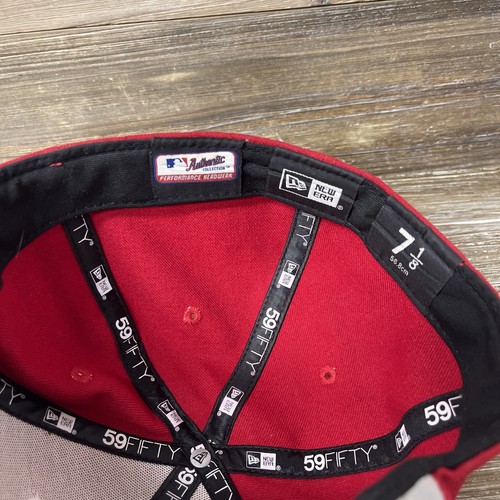 Boston Red Sox New Era 59FIFTY Fitted Hat 7 1/8 Authentic Collection Mesh Stars - Picture 10 of 11