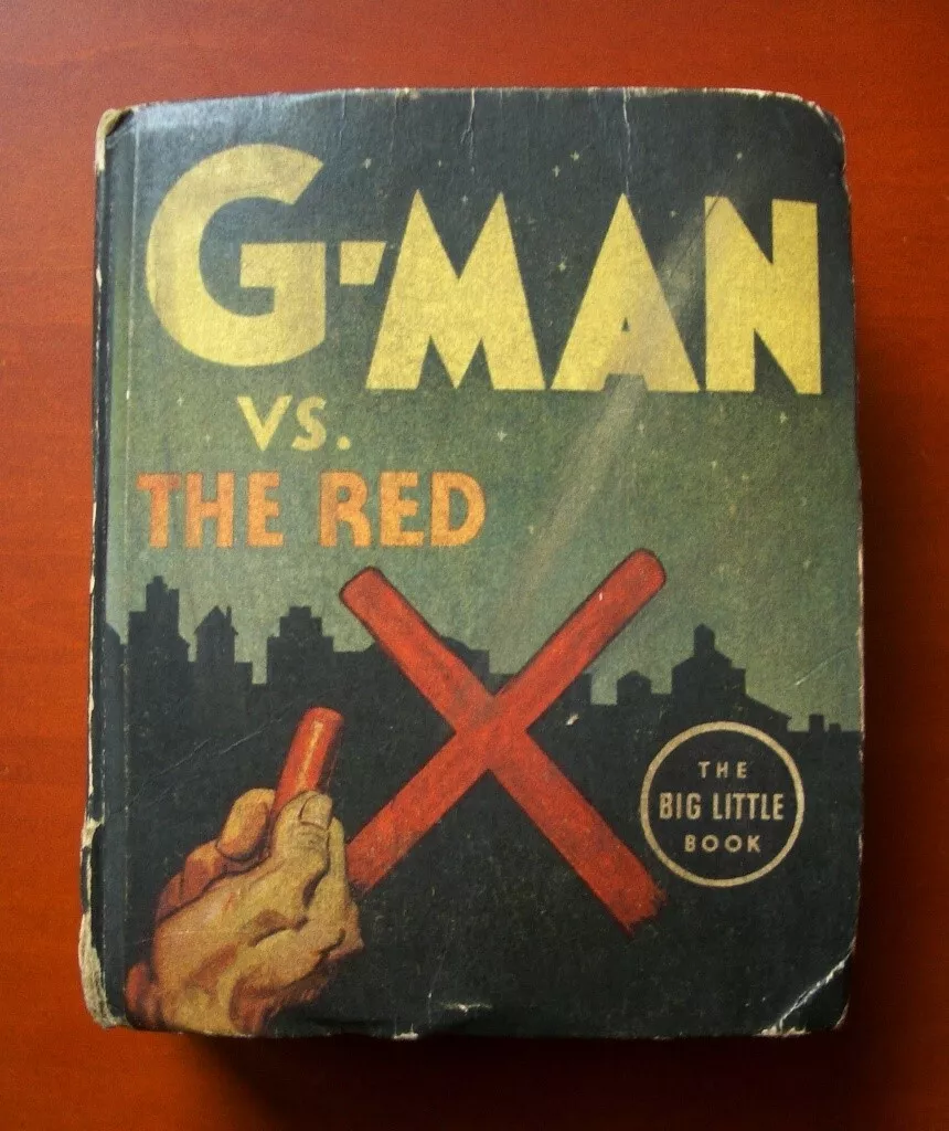 1936 G-MAN vs The Red X HC VG/FN+ 5.0 Whitman Big Little Book #1147