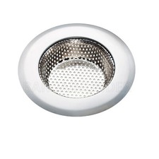 1 PC Kitchen Sink Strainer 4.5" Stainless Steel Mesh Bath Drain Stopper Filter