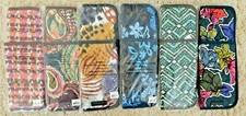 VERA BRADLEY CURLING  FLAT IRON COVER CASE U-PICK COLOR PATTERN NWT NEW COTTON