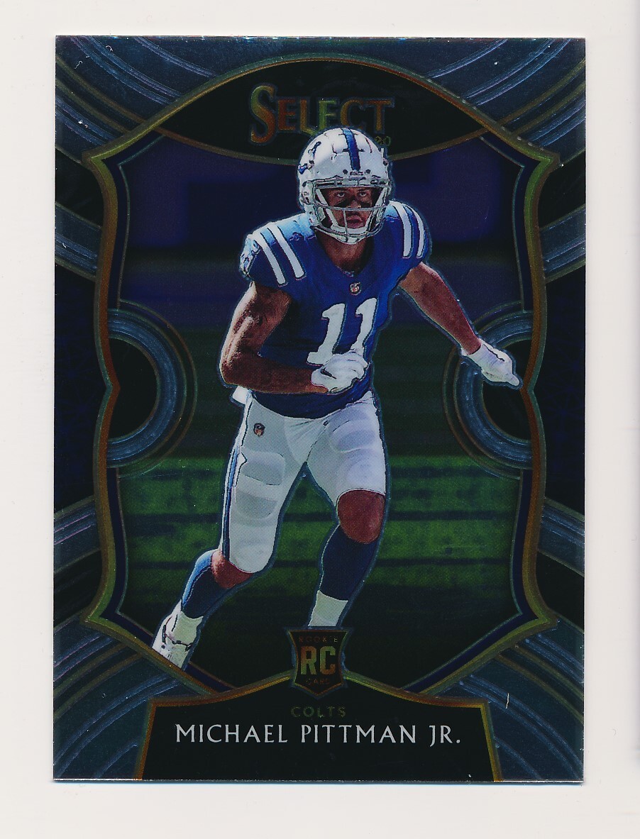 2020 Panini Select Concourse #62 Michael Pittman Jr RC - Indianapolis Colts