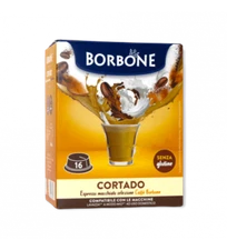 MACCHIATO ESPRESSO CAFFÈ BORBONE CORTADO - 16 A MODO MIO COMPATIBLE CAPSULES 4g