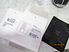 CHANEL AUTHENTIC Black Fabric Swatch Cloth CC  KIT