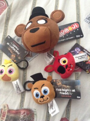 New Plush Face Emoji FNAF Keychain (1) Freddy Toys