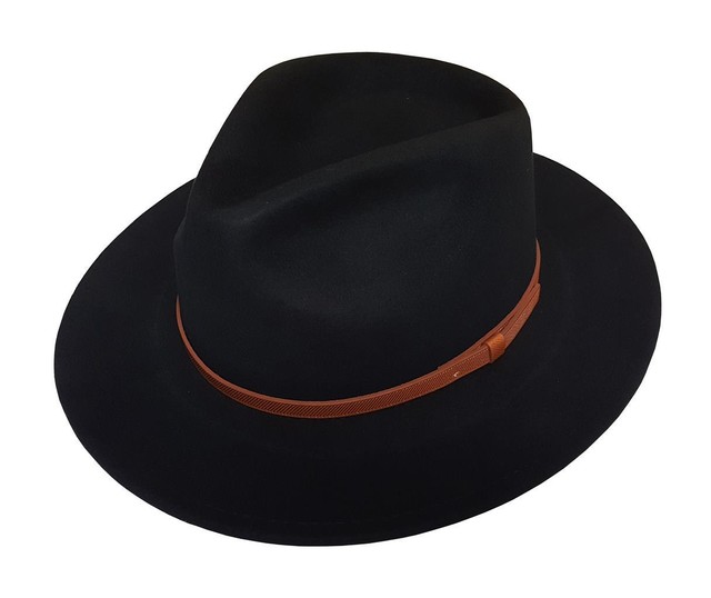 crushable wool fedora hat