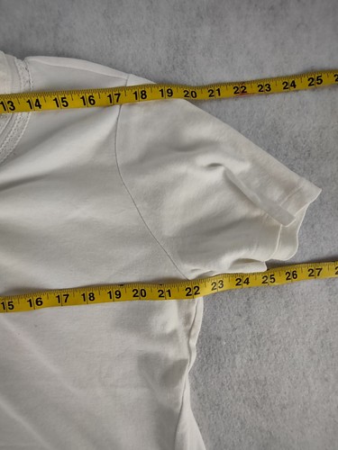 Top leggero Jones New York Signature donna bianco 100% cotone scollo a V taglia 1X - Foto 8 di 10