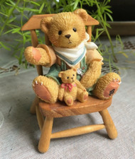 CHERISHED TEDDIES - JOHN - BEAR IN MIND YOUR SPECIAL THANKSGIVING SON IN CHAIR