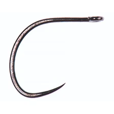 AHREX FW527 BARBLESS BIG GAP DRY FLY HOOK - Black Fly Tying Trout Hooks NEW!