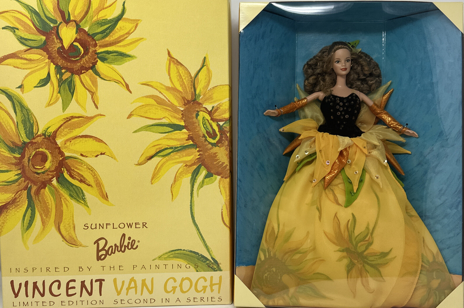 Barbie Sunflower,Van Gogh Limited Edition, 1998,NE (Neu und