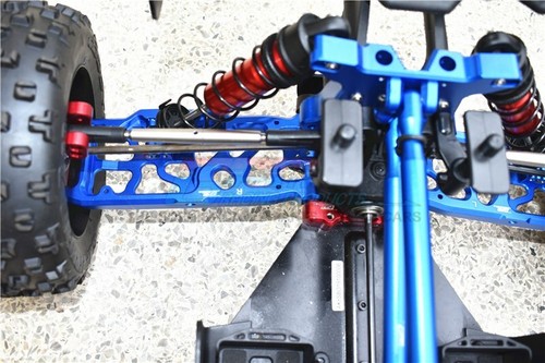 Bracci inferiori posteriori in alluminio GPM Racing argento: 1/5 KRATON / OUTCAST 8S BLX - Foto 3 di 4