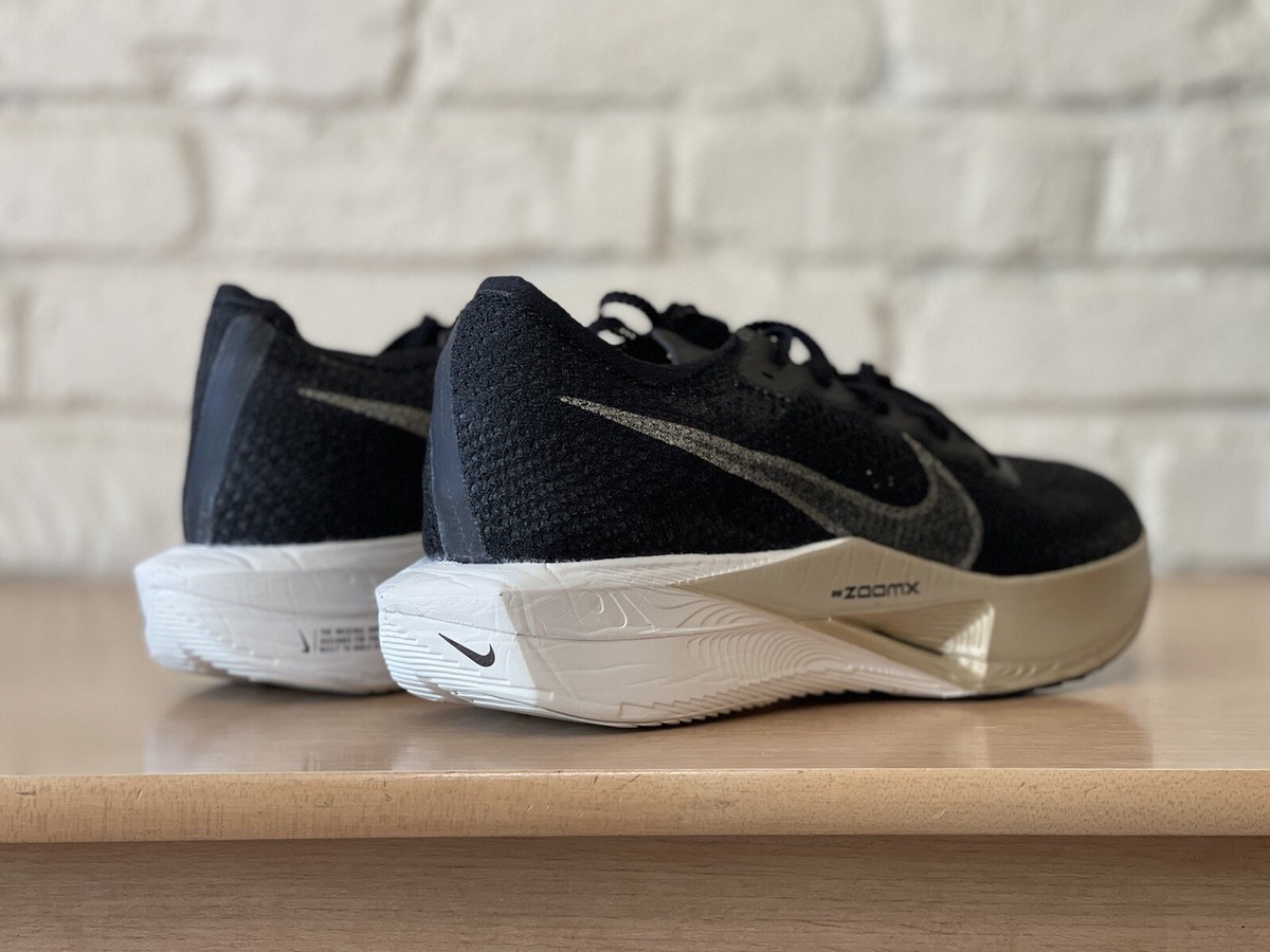 Nike ZoomX Vaporfly Next% 3 Black Metallic Gold Running Shoes